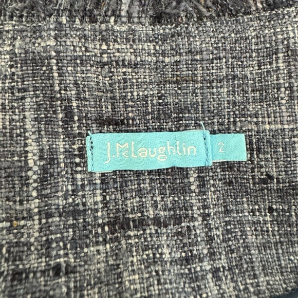 J. McLaughlin- Pia Dress Sleeveless Blue Button-Down Dress Sz 2 - Picture 7 of 9